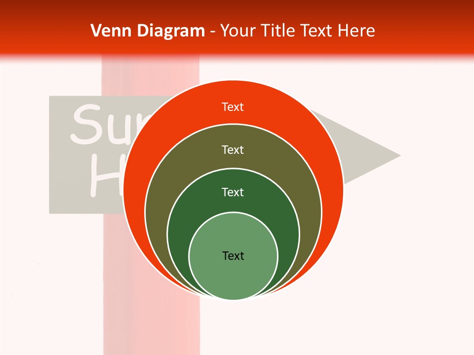 Senior  Touching White Background PowerPoint Template