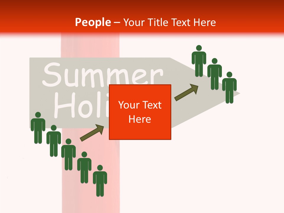 Senior  Touching White Background PowerPoint Template