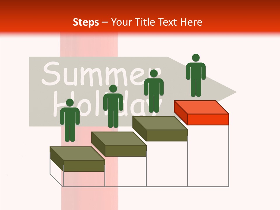 Senior  Touching White Background PowerPoint Template