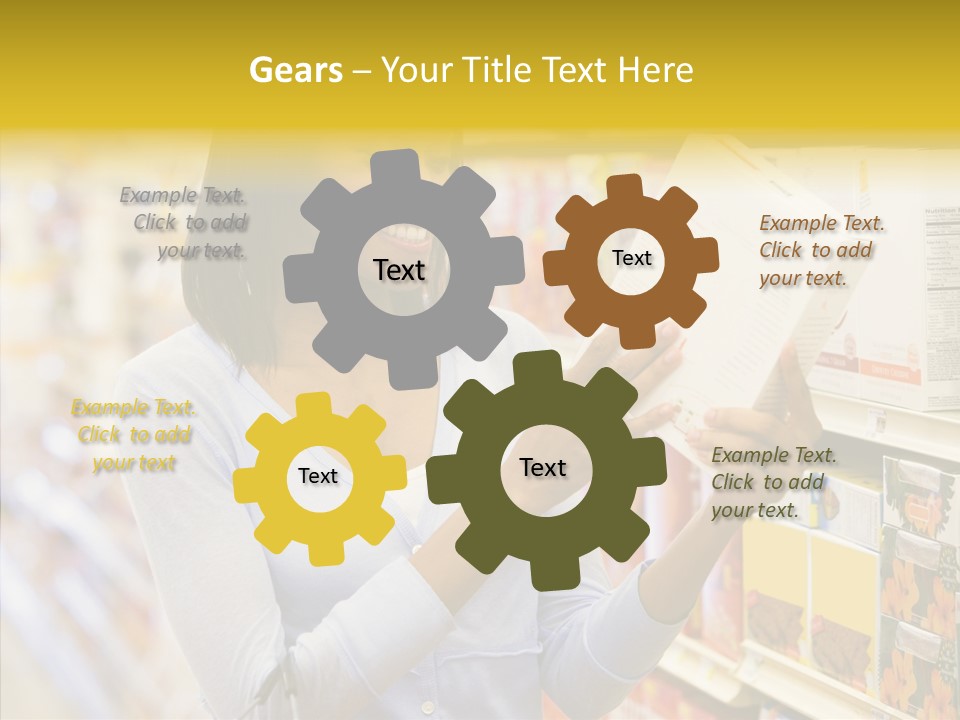 Hand Young White Background PowerPoint Template