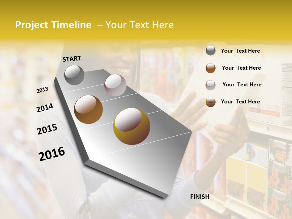 Hand Young White Background PowerPoint Template