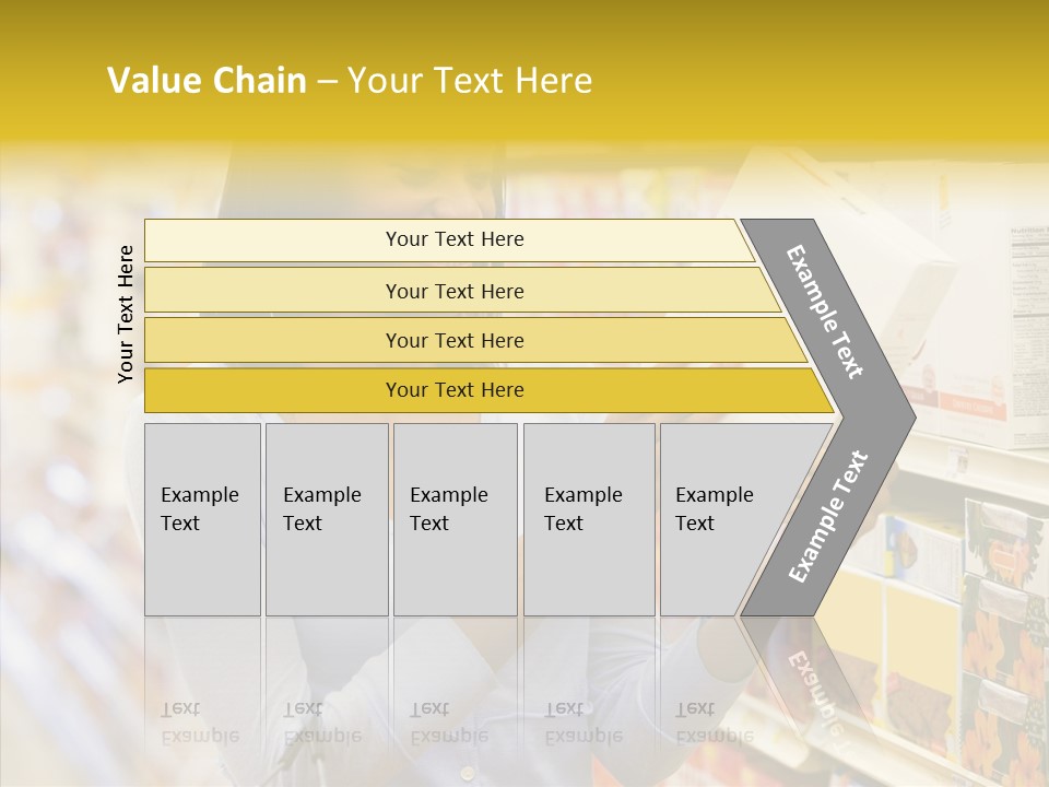 Hand Young White Background PowerPoint Template