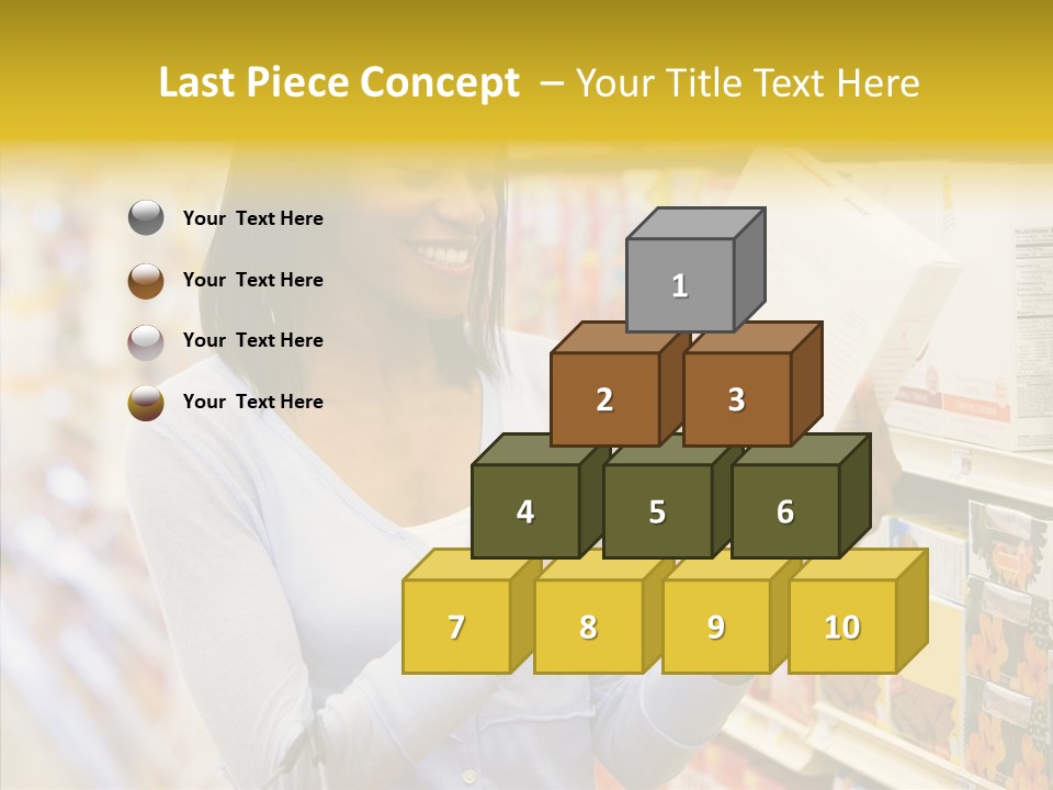 Hand Young White Background PowerPoint Template