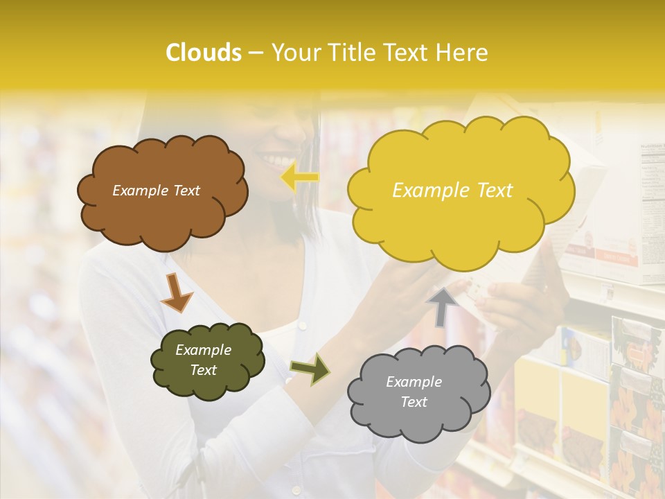Hand Young White Background PowerPoint Template