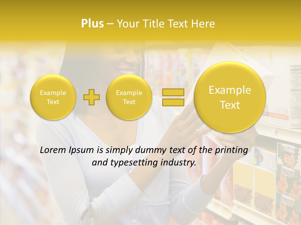 Hand Young White Background PowerPoint Template