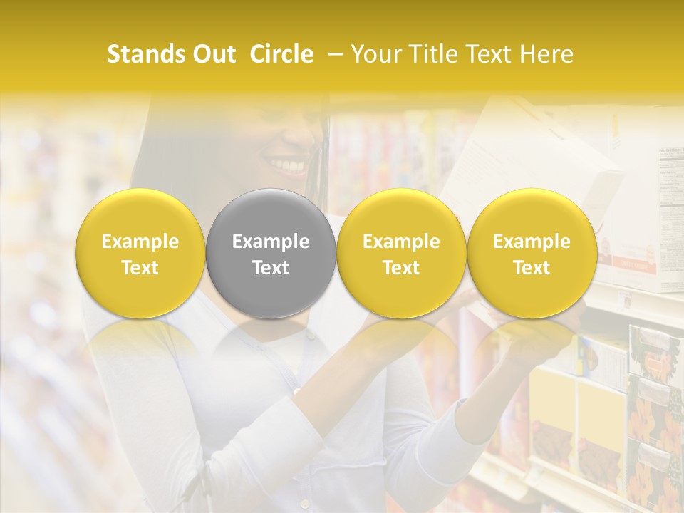 Hand Young White Background PowerPoint Template