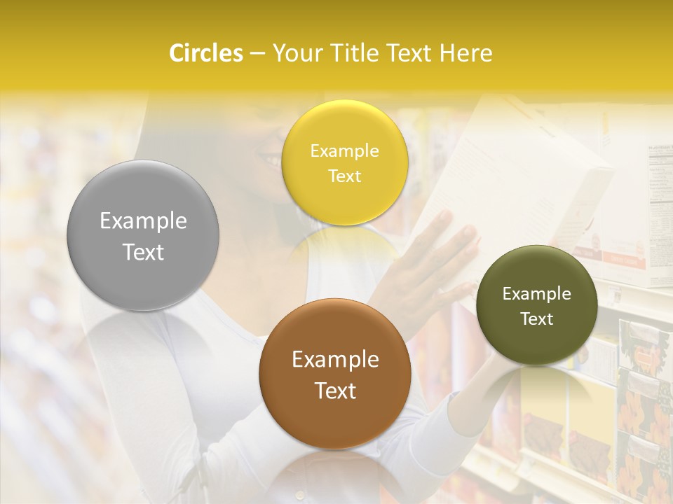 Hand Young White Background PowerPoint Template