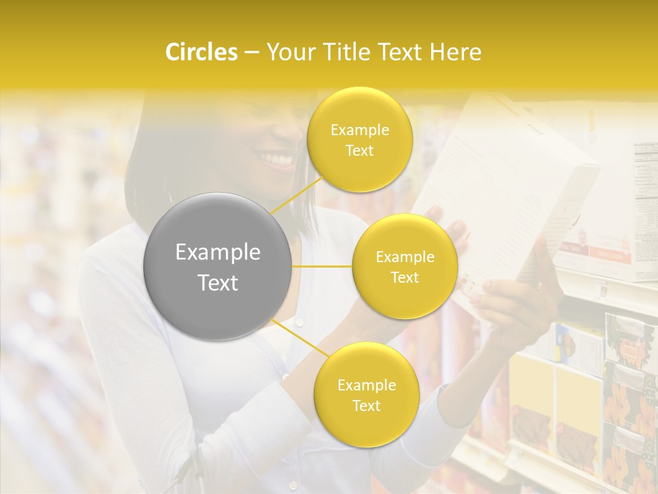 Hand Young White Background PowerPoint Template