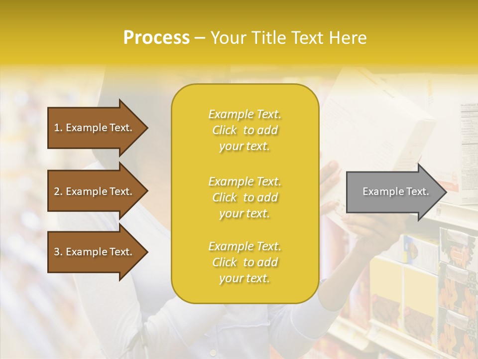 Hand Young White Background PowerPoint Template