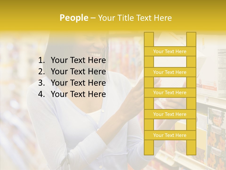 Hand Young White Background PowerPoint Template