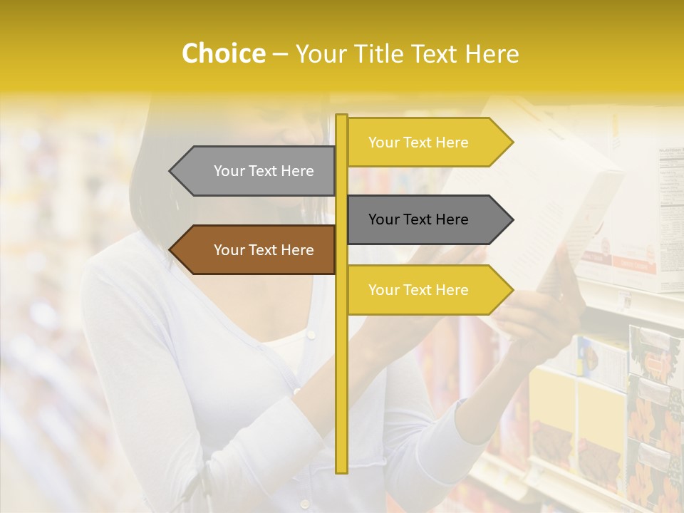 Hand Young White Background PowerPoint Template