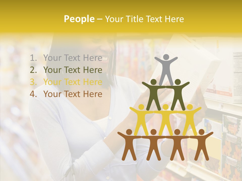 Hand Young White Background PowerPoint Template