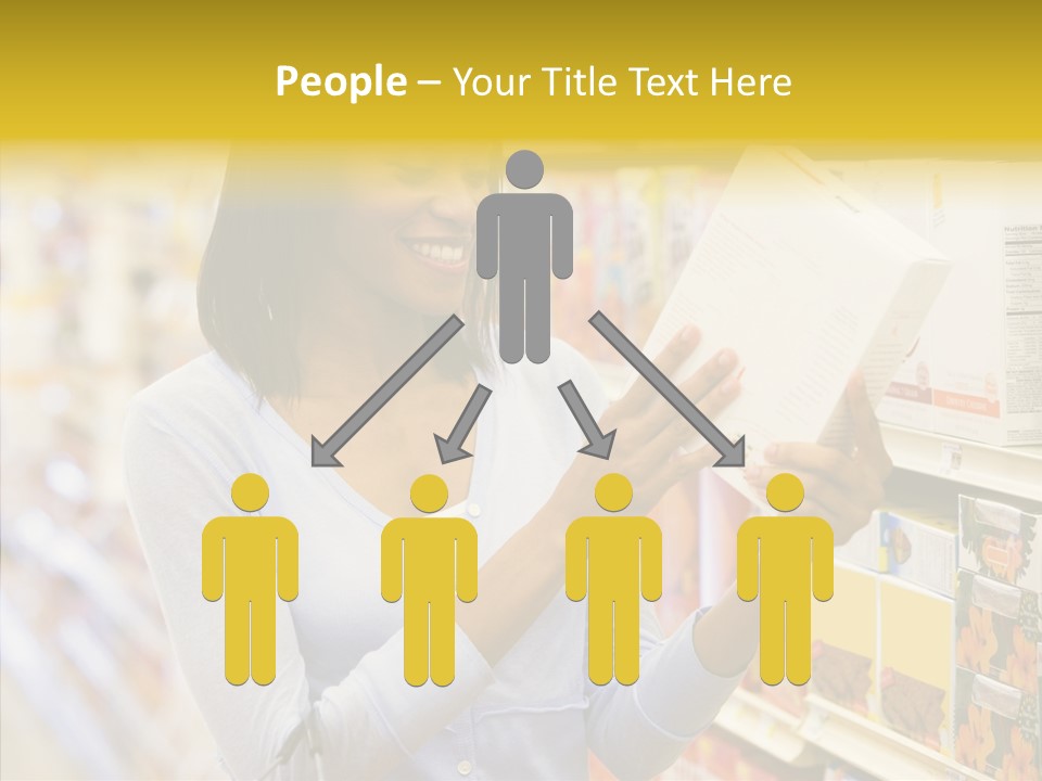 Hand Young White Background PowerPoint Template