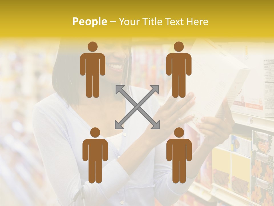 Hand Young White Background PowerPoint Template