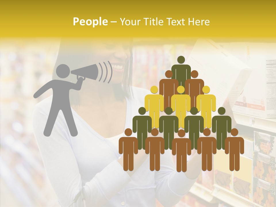 Hand Young White Background PowerPoint Template