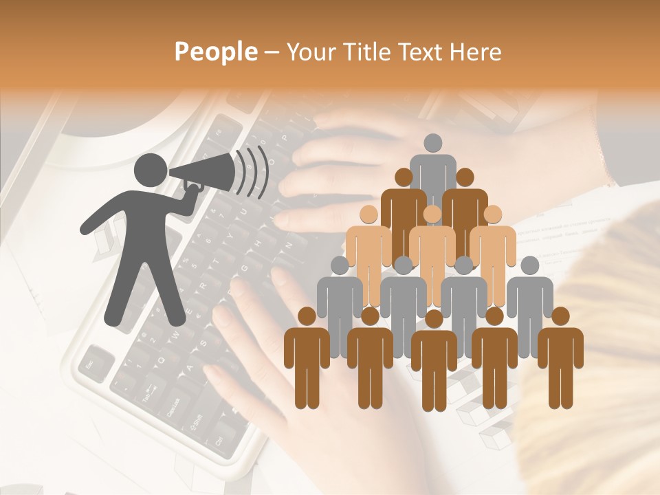 Hand  Help PowerPoint Template