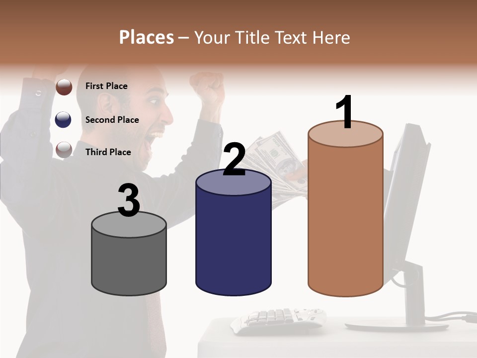 Assistance Caregiver Close Up PowerPoint Template