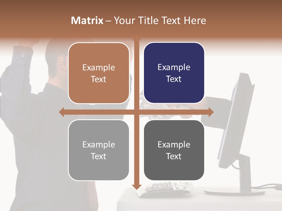 Assistance Caregiver Close Up PowerPoint Template