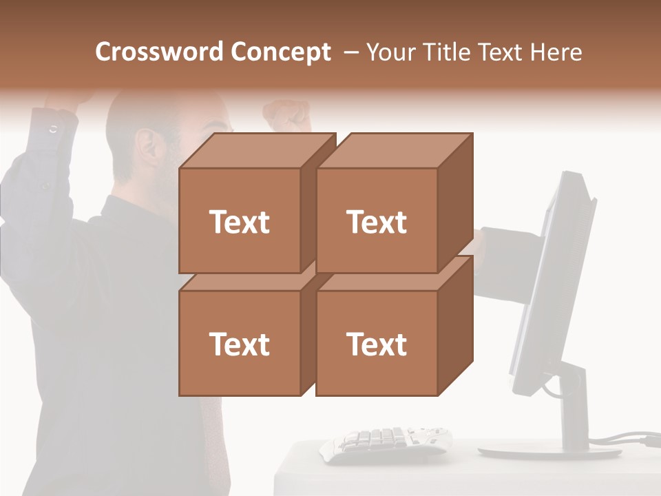 Assistance Caregiver Close Up PowerPoint Template
