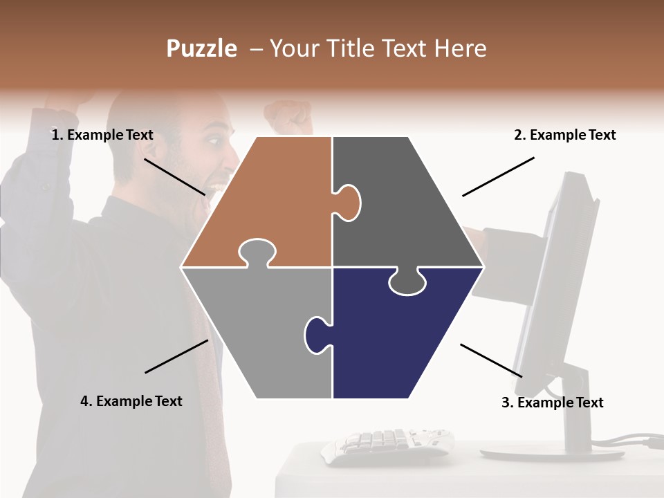 Assistance Caregiver Close Up PowerPoint Template