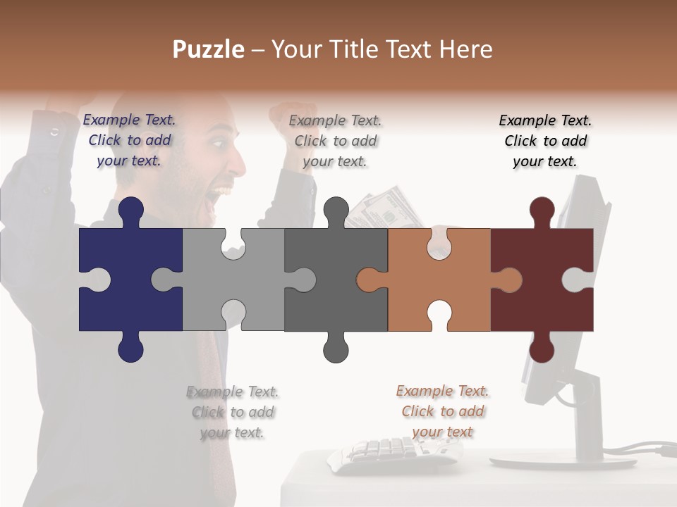 Assistance Caregiver Close Up PowerPoint Template