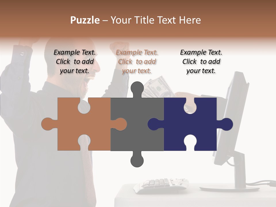 Assistance Caregiver Close Up PowerPoint Template