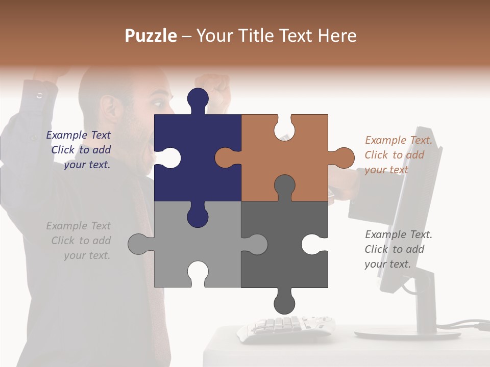 Assistance Caregiver Close Up PowerPoint Template