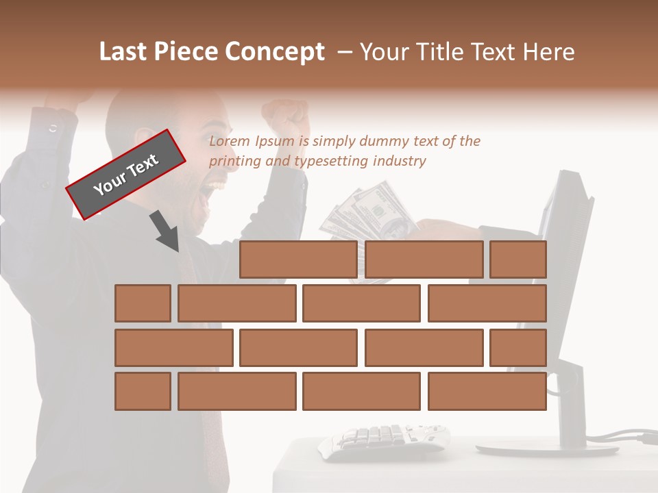 Assistance Caregiver Close Up PowerPoint Template