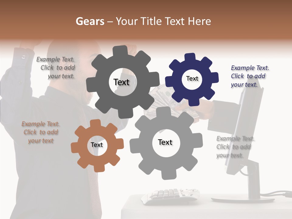 Assistance Caregiver Close Up PowerPoint Template