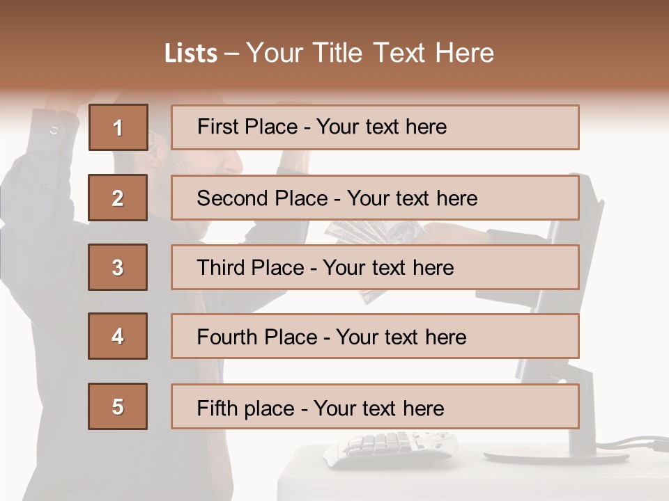 Assistance Caregiver Close Up PowerPoint Template