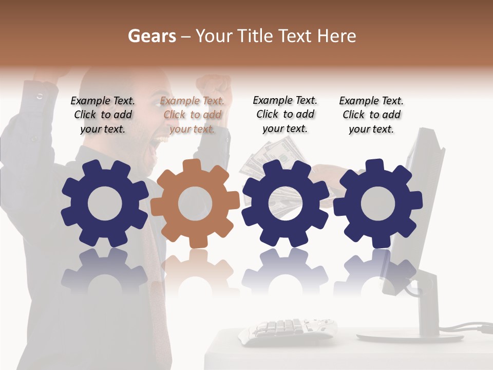 Assistance Caregiver Close Up PowerPoint Template