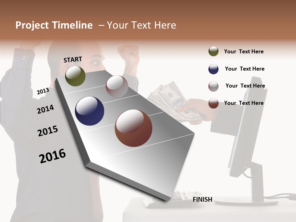 Assistance Caregiver Close Up PowerPoint Template
