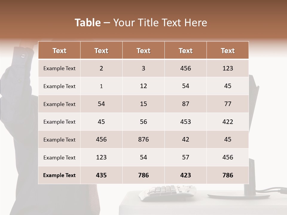 Assistance Caregiver Close Up PowerPoint Template