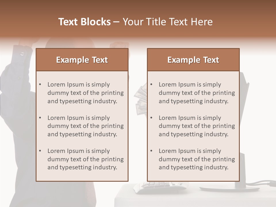 Assistance Caregiver Close Up PowerPoint Template