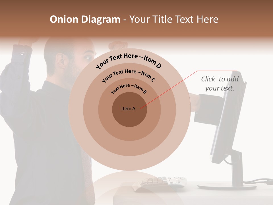 Assistance Caregiver Close Up PowerPoint Template