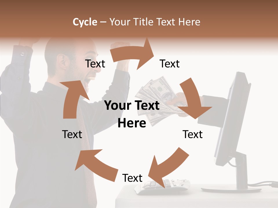 Assistance Caregiver Close Up PowerPoint Template