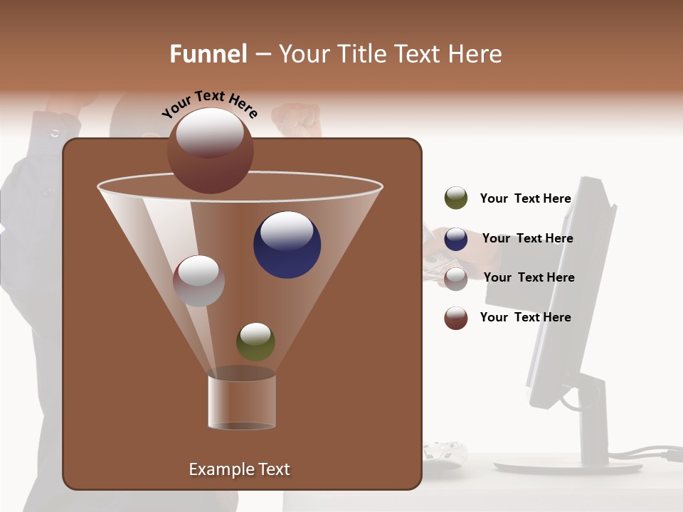 Assistance Caregiver Close Up PowerPoint Template