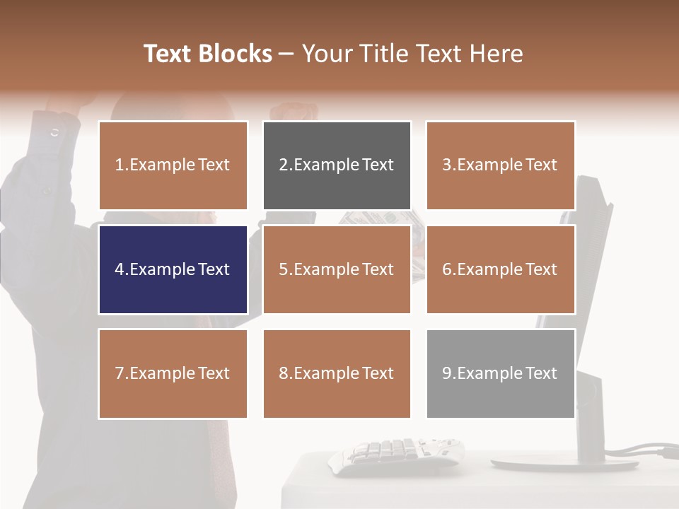 Assistance Caregiver Close Up PowerPoint Template