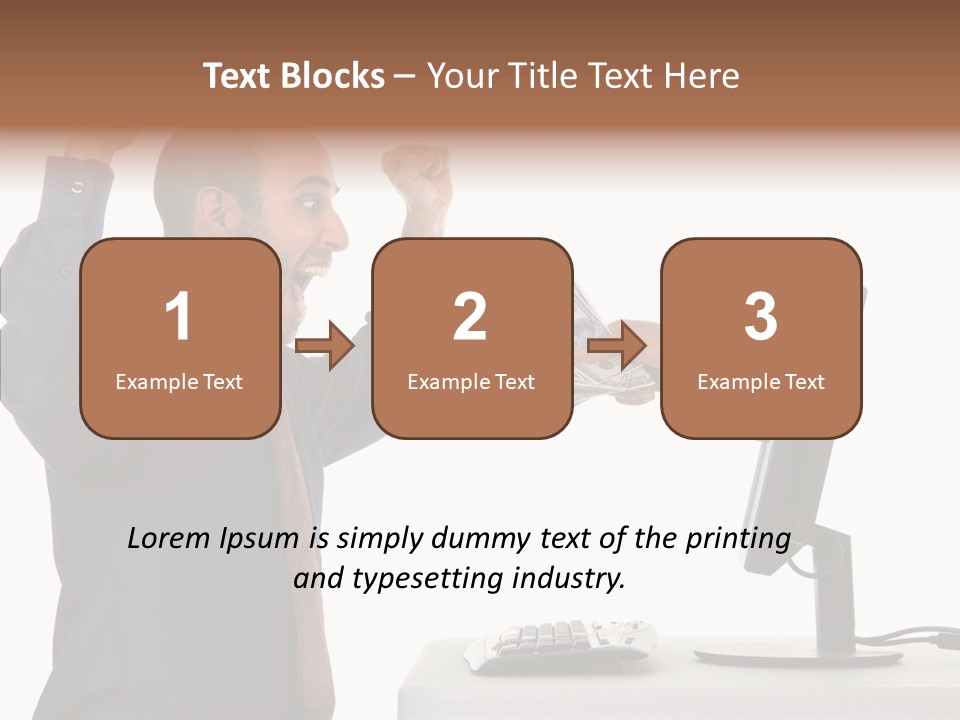 Assistance Caregiver Close Up PowerPoint Template