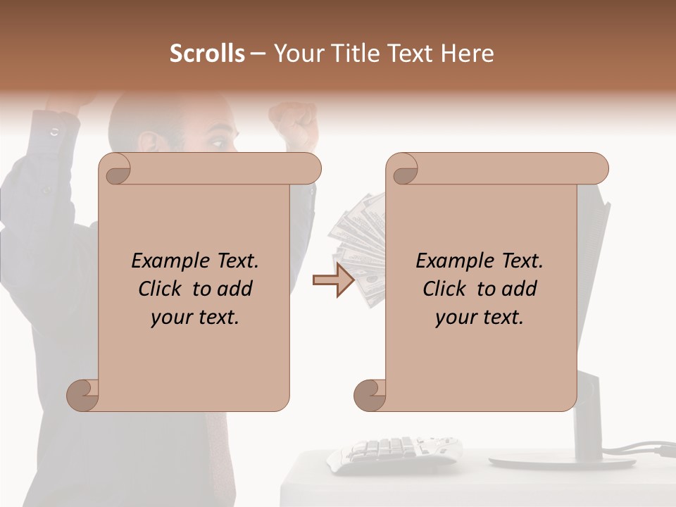 Assistance Caregiver Close Up PowerPoint Template