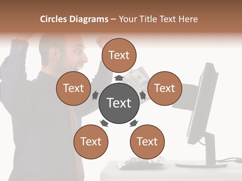 Assistance Caregiver Close Up PowerPoint Template