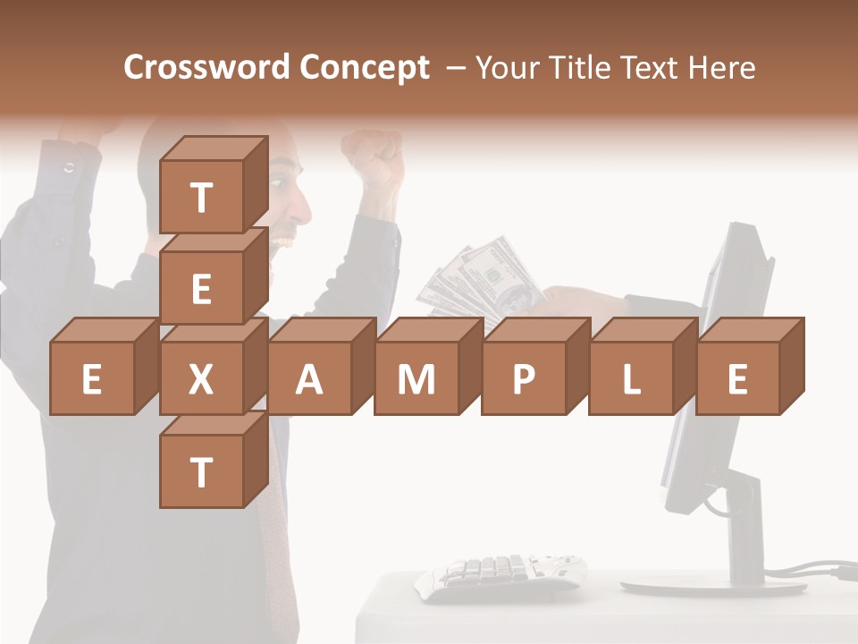 Assistance Caregiver Close Up PowerPoint Template