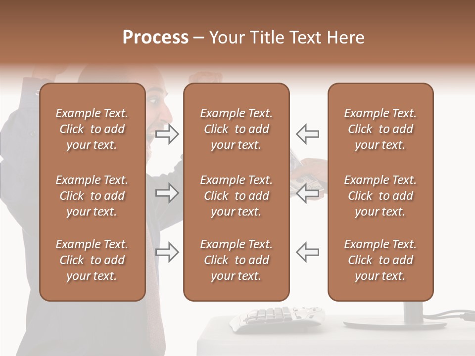 Assistance Caregiver Close Up PowerPoint Template