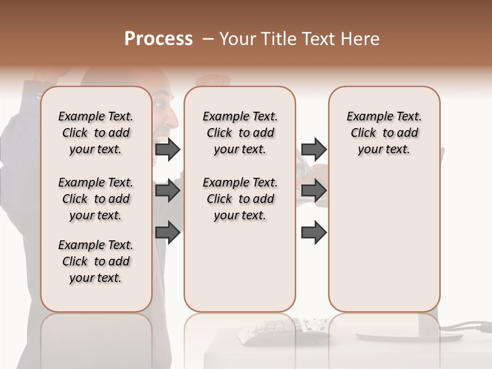 Assistance Caregiver Close Up PowerPoint Template