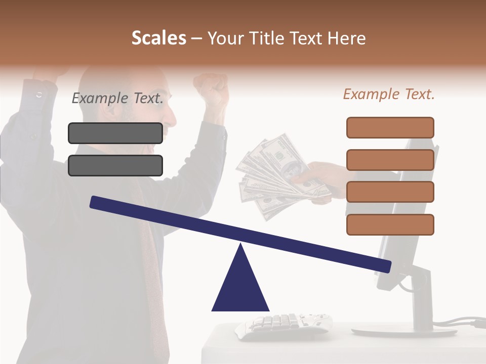 Assistance Caregiver Close Up PowerPoint Template
