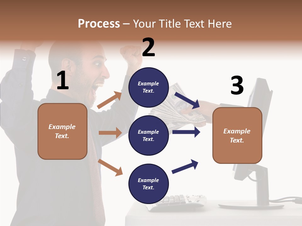 Assistance Caregiver Close Up PowerPoint Template