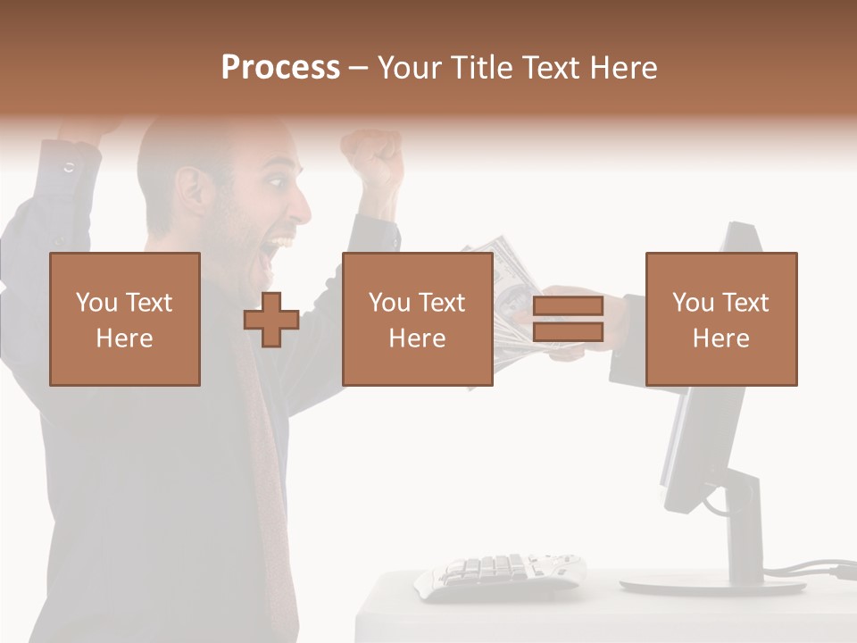 Assistance Caregiver Close Up PowerPoint Template