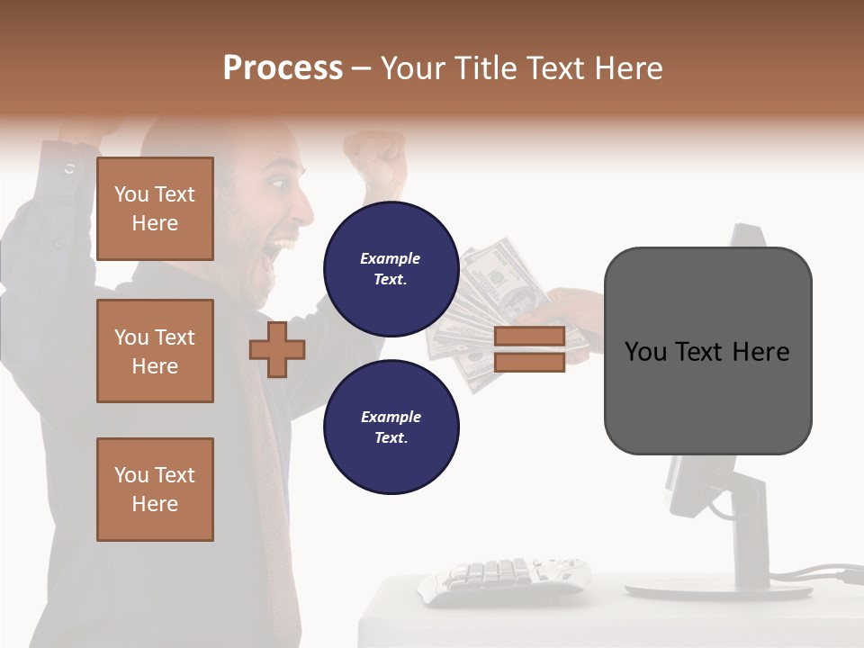 Assistance Caregiver Close Up PowerPoint Template