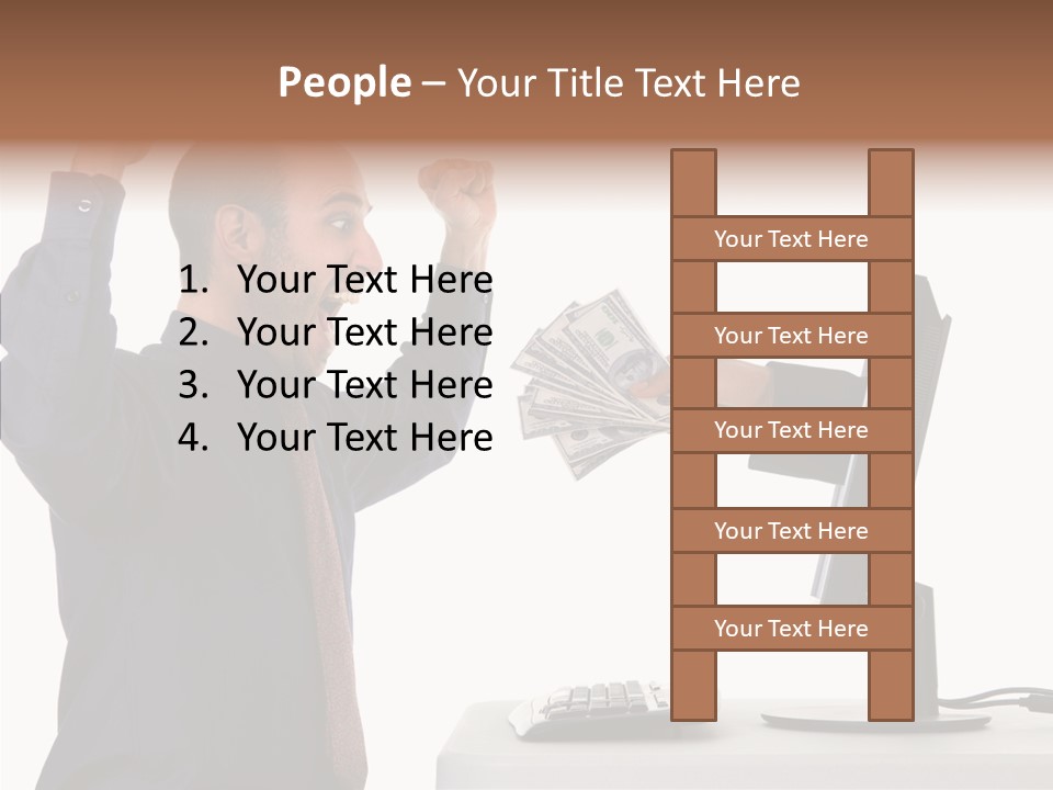 Assistance Caregiver Close Up PowerPoint Template