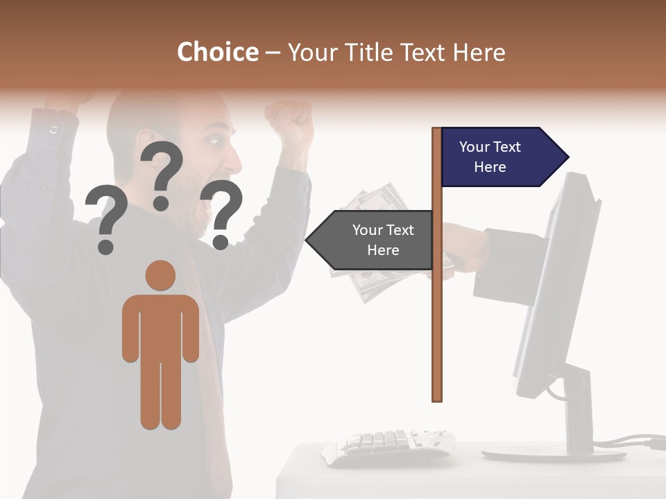 Assistance Caregiver Close Up PowerPoint Template